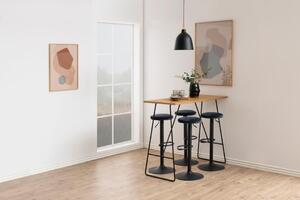 Scaun de bar Finch, Gri, 82x40x40 cm