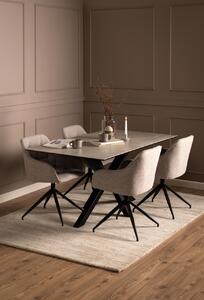 Masa dining Heaven, Gri, 75.5x160x90 cm