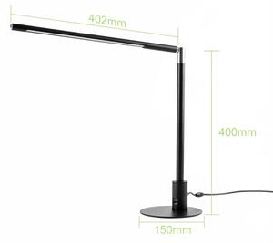 Brilagi - Lampă de birou LED tactilă, reglabilă, cu porturi USB VARIO LED/7W/230V CRI 96