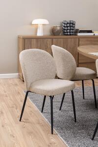 Scaun dining Patricia V1, Bej, 82x52x57.5 cm