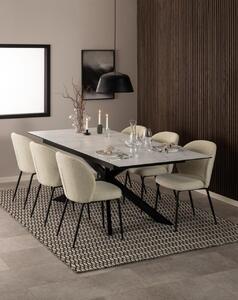 Scaun dining Patricia V2, Bej, 82x52x57.5 cm