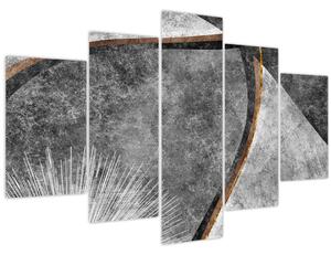 Tablou - Abstract beton (150x105 cm)