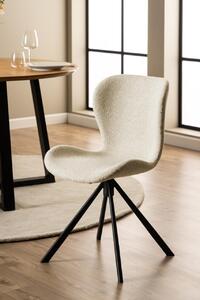 Scaun dining Batilda -A1, Bej, 81x46.5x53 cm