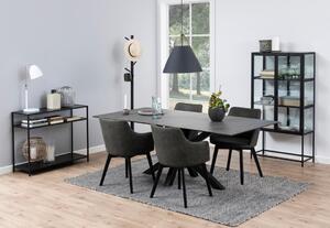 Scaun dining Bella, Gri, 80x62x59 cm