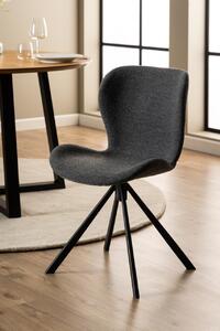 Scaun dining Batilda -A1, Gri, 81x46.5x53 cm