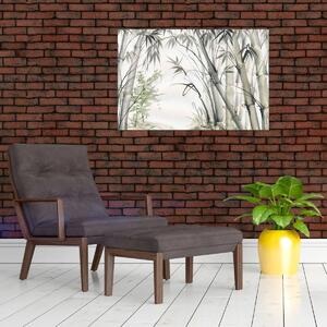Tablou - Bambuși,desen (90x60 cm)