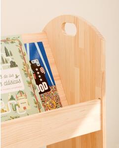 Bibliotecă din lemn cu roți Little Nice Things