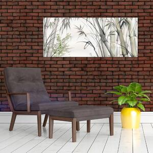 Tablou - Bambuși,desen (120x50 cm)