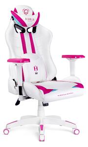 Scaun gaming Diablo X-Ray Normal Size: alb-roz Diablochairs