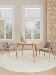 Scaun dining Leo, Alb, 80.5x55.5x57 cm