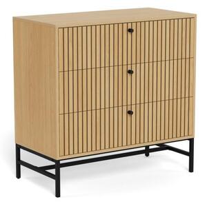 Comoda Albany, Natural, 80.4x80.6x40 cm
