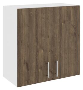 Corp haaus Karo, 2 Usi, Stejar Bronz/Alb, 60 x 30 x 60 cm