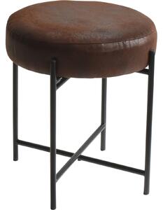 Taburet rotund cu cadru metalic, Ø 36 cm