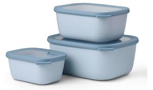 Set 3 recipiente pentru alimente Mepal Maxi, albastru deschis