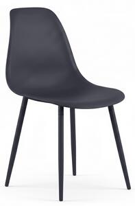 Scaun bucatarie OSAKA plastic, antracit