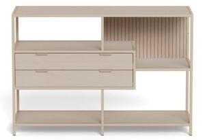 Biblioteca Seaford, Gri, 78x114x35 cm