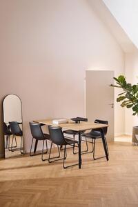 Scaun dining I_Oregon, Negru, 78.5x48x56 cm