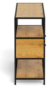 Biblioteca Seaford, Natural, 78x114x35 cm