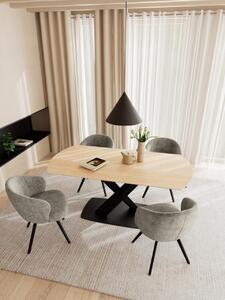 Masa dining Morella, Maro, 77x180x90 cm