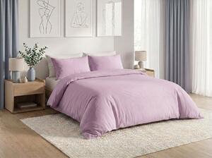 Lenjerie de pat din bumbac CALMORA violet deschis Dimensiune lenjerie de pat: 2 buc 70 x 90 cm | 160 x 220 cm