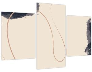 Tablou - Abstractizare bej (90x60 cm)