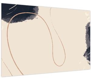 Tablou - Abstractizare bej (90x60 cm)