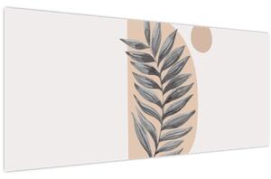 Tablou - Foaie ilustrată N⁰1 (120x50 cm)