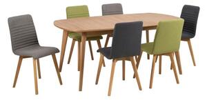 Masa dining Marte, Natural, 76x180x102 cm