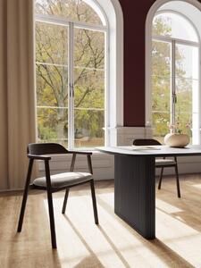 Scaun dining Nixon, Fumuriu mat, 76.5x54x50.9 cm