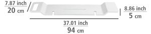Raft pentru cadă Wenko Matera, lungime 94 cm, alb