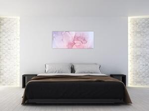 Tablou - Pete roz (120x50 cm)