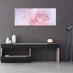 Tablou - Pete roz (120x50 cm)