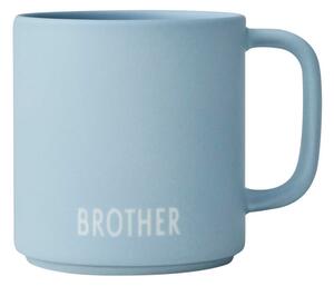 Cană albastră din porțelan 175 ml Brother – Design Letters