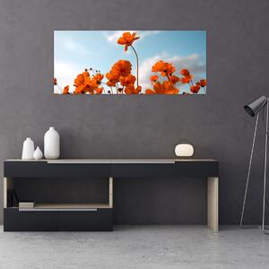 Tablou - Flori sălbatice (120x50 cm)