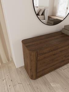 Comoda Atmore, Gri, 75x160x40 cm