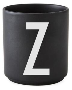 Cană din porțelan Design Letters Alphabet Z, 250 ml, negru