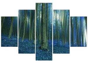 Tablou - Pădure albastră (150x105 cm)