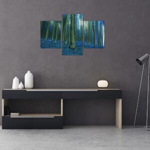 Tablou - Pădure albastră (90x60 cm)