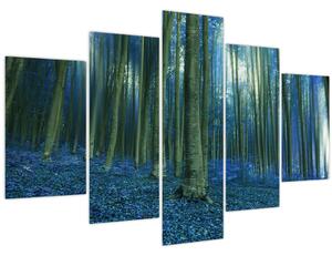 Tablou - Pădure albastră (150x105 cm)