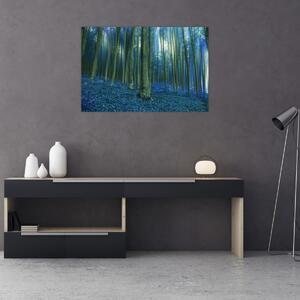 Tablou - Pădure albastră (90x60 cm)