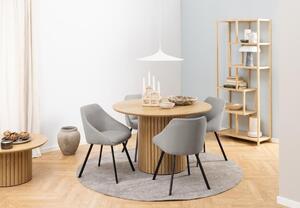 Masa dining Yale, Natural, 75x120x120 cm