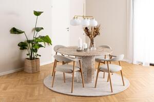 Scaun dining Addi, Bej, 75.5x56x54 cm
