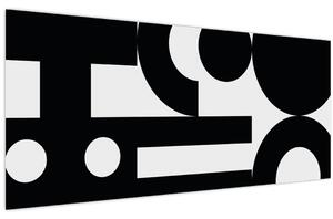 Tablou - Abstracție geometrică N⁰3 (120x50 cm)