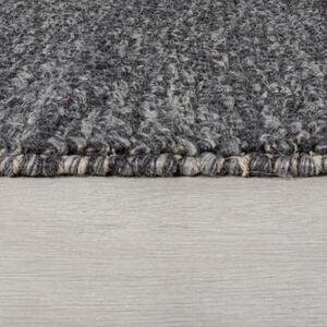 Covor din lână Flair Rugs Minerals, 120 x 170 cm, gri închis