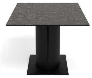 Masa dining Marbella, Negru, 75.5x200x100 cm