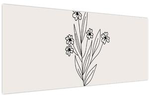 Tablou - Floare de pajiște N⁰1 (120x50 cm)