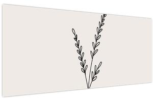 Tablou - Floare de pajiște N⁰2 (120x50 cm)
