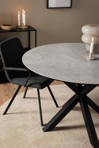Masa dining Heaven, Gri, 75.5x119x119 cm
