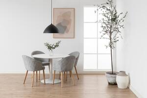 Masa dining Ibiza, Alb, 74x110x110 cm