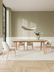 Masa dining A-Line, Alb, 74.6x200x95 cm